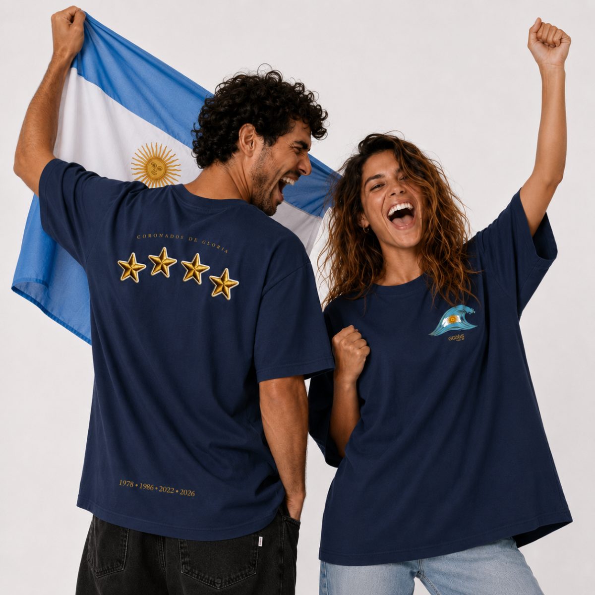 REMERA ARGENTINA 4 ESTRELLAS – EDICIÓN LIMITADA